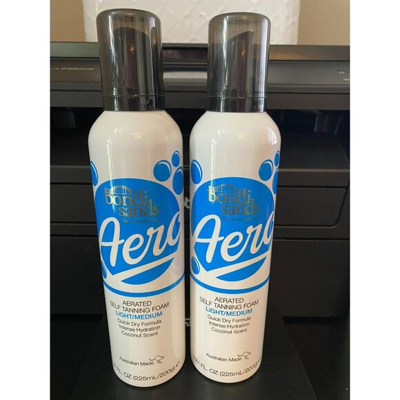 Bondi Sands Aero Aerated Self Tanning Light Medium Foam 7.61 FL OZ NEW 2 PACK - Picture 1 of 1